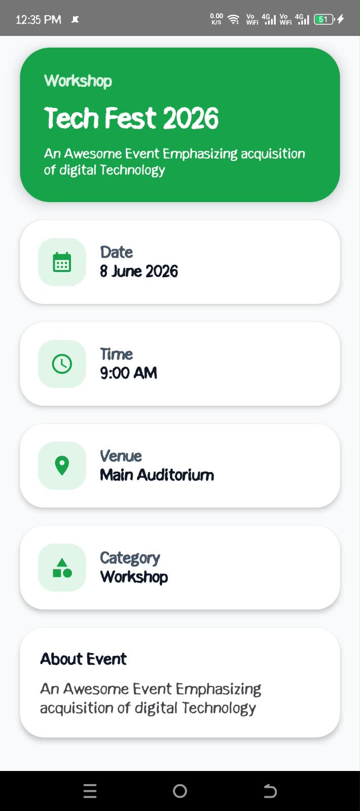 CampusNotify admin dashboard